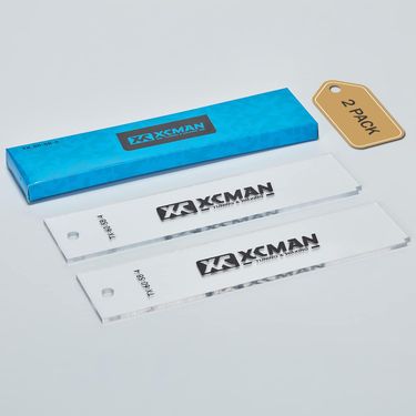 XCMAN Alpine Skiing Free Riding And Snowboard Base Wax Plastic Scraper 2 Pieces_voghion.com