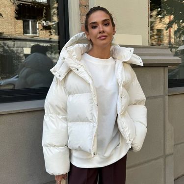 girl Girl Cross-Border For Women 2025 Winter New European And American Style Loose Coat Short Hooded Cotton Jacket_voghion.com