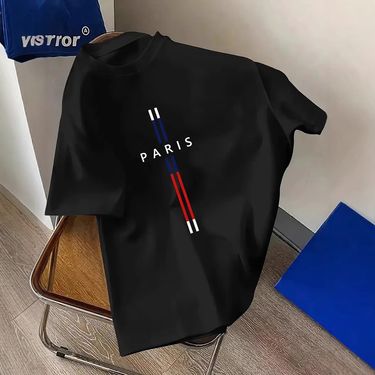 Men's Clothing Short Sleeve Casual Loose T Shirt Bottoming Shirt All Match Clothes Summer Men's Clothing_voghion.com