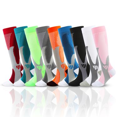 Nylon pressure socks men's and women's cycling compression socks football socks outdoor running socks_voghion.com