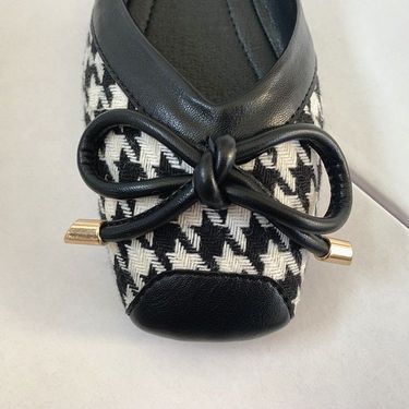 Women's Square-Toe Flat Loafers Fall/Winter New Loafers Bow Detail Fashionable And Versatile_voghion.com