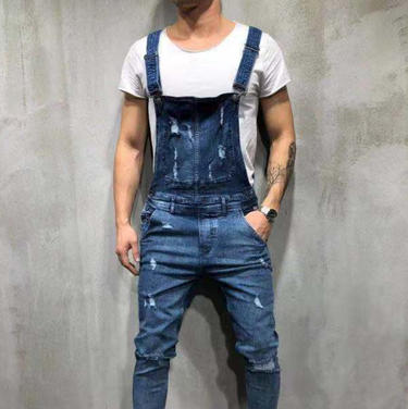 Casual fashion men's jeans slim slim foot pants_voghion.com