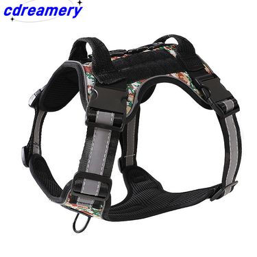 1count Tactical Dog Carrier Vest With Anti-Exploding Design, Medium Dog Chest Back Strap For Training, Pet-Specific Leash_voghion.com