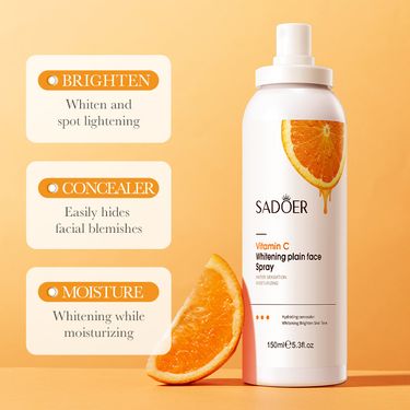 SADOER Vitamin C Toner Spray Whitening And Hydrating Spray,Brighten The Skin,Conceal Your Skin,Whitening While Moisturizing_voghion.com