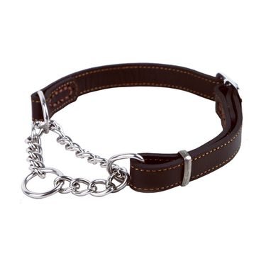 Pet Semi-Control P Chain Cowhide Stainless Steel Large Medium Small Dog Neck Collar_voghion.com