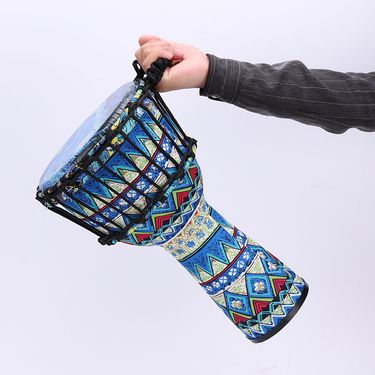 Large 8 Inch Pvc Drum Large 10 Inch Beginner Hand Drum Children's Lightweight Sheepskin Drum_voghion.com