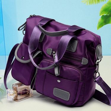 Street Women's New Nylon Mommy Motorcycle Fan Oxford Cloth Big Bag Large Bags_voghion.com
