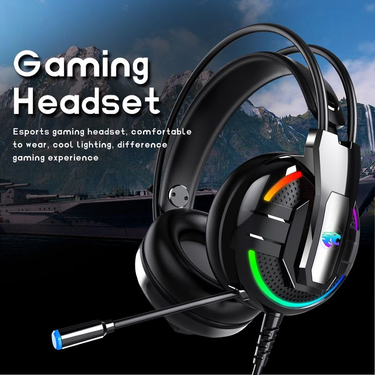 A18 Wired Headphone High Fidelity Noise Reduction Universal 3.5mm USB Stereo Gaming Headset for Computer_voghion.com