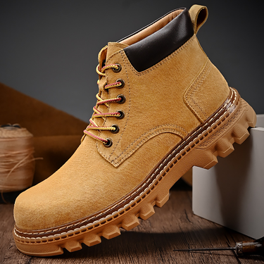 Casual Martin Boots Shoes for Men Leather Casual Martin Boots Lightweight Mens Trainers Running Walking Shoes_voghion.com