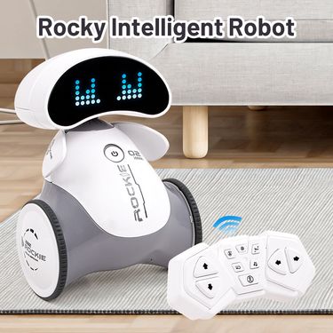 Toys Games New R33 Children's Intelligent Companion Programming Robot Children's Dancing Toy Robot Model_voghion.com