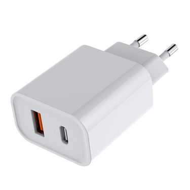 syct PD20W EU Standard CE Certification Compatible With Android Iphone Phones A+C Dual Port Fast Charger_voghion.com