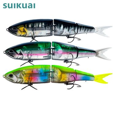 New Submersible Multi-Section Minnow Hard Lure Gear Fishing Bait Accessories_voghion.com