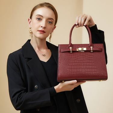 Hot Selling New Fashion Trend Leisure Commuting High-end Feeling Mature Women's Leather Handbag Single Shoulder Diagonal Cross Bag_voghion.com