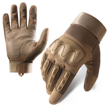 Tactical gloves men's Z191 outdoor training combat protection non slip sports wear resistant full finger cycling touch screen gloves_voghion.com