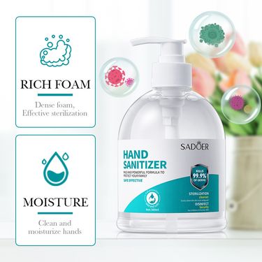 SADOER Disinfection And Sterilization Hand Sanitizer 500g Foam Bacteriostatic Cleaning Moisturizing Bacteriostatic Hand Sanitizer_voghion.com
