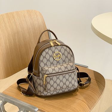 2025 New Fashion Printed Women's Backpack Versatile Trendy Small Casual Travel Bag_voghion.com