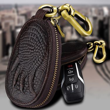 2021 New Zipper Case For Men And Women, 3D Crocodile Claw Car Key Holder_voghion.com
