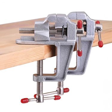 35MM Aluminium Alloy Table Bench Clamp Vise Multi-functional Bench Vise Table Screw Vise for DIY Craft Mold Fixed Repair Tool_voghion.com