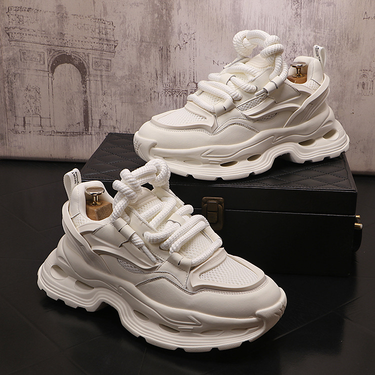 Breathable new summer men's thick-soled fashionable dad shoes, versatile trendy sports and casual shoes, personalized men's shoes_voghion.com