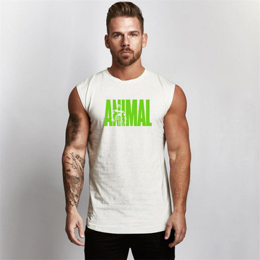 Shrimp Skin Summer Muscle Men's Fitness Sports Tank Top Tight Sleeveless T-shirt Print_voghion.com