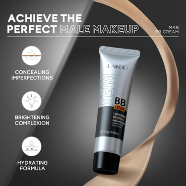 LAIKOU Men's 30g BB Cream (Boxed) - Multiple Colors Available, SPF15 PA++ - For Flawless Complexion_voghion.com