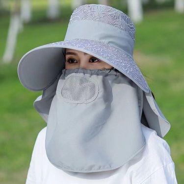 UV Integrated Outdoor Breathable Face Covering Sun Protection Hat For Spring And Summer_voghion.com