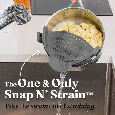 Silicone pasta filter wide mouth drain filter vegetable and fruit filter clip pot side drain_voghion.com