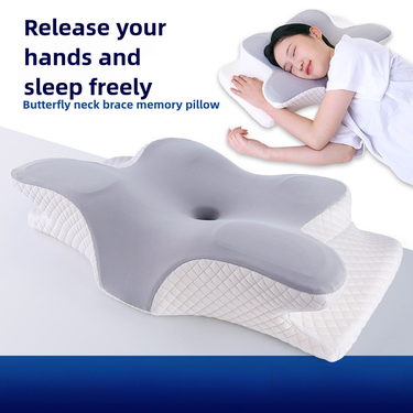Cervical Pillow For Neck And Shoulder,Contour Memory Foam Pillow,Ergonomic Neck Support Pillow For Side Back Stomach Sleepers With Pillowcase_voghion.com