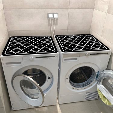 Cross-border drum washing machine dust mat household bathroom diatom mud style absorbent floor mat refrigerator absorbent non-slip mat_voghion.com