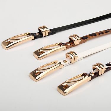 thin belt alloy buckle fashion versatile coat dress decorative slim belt_voghion.com