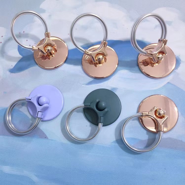 Mobile buckle New universal car air outlet three in one metal mobile phone ring bracket_voghion.com