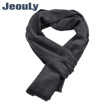 Autumn and Winter Solid Imitation Cashmere Big Red Scarf for Men's Single Color Double sided Yarn Woven Shawl_voghion.com