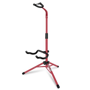 5 CORE Guitar Stand Floor Adjustable Heavy Duty Tripod Acoustic Electric Bass Cello Upright Folding Stands W Neck Holder For On Stage Studio - GSH HD RED_voghion.com