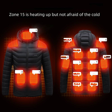 Men's Down Jackets, Cotton-padded Jackets, Heating Suits, Jackets, Winter Clothes, Men's Autumn And Winter_voghion.com