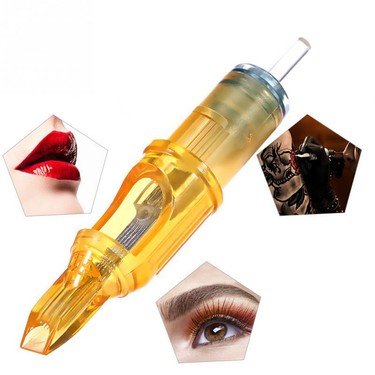 Newest5/10pcs Yellow Dragoy Tattoo Cartridge Needle 1 3 5 7 9 11 13 14 15 RL RM RS M1 For Tattoo hine Pen Needle Accessories_voghion.com