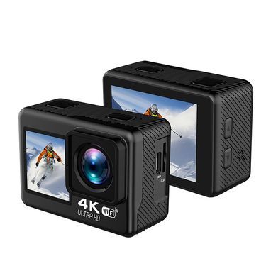 Cross-Border Sports Camera 4K HD Dual Color Screen Waterproof Anti-Shake Outdoor Camera WiFi Internet Sports DV Camera_voghion.com