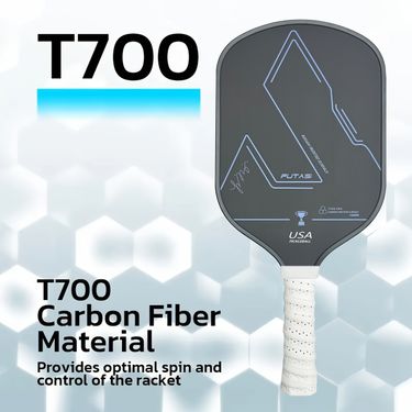 Carbon Fiber T700 Pickleball Racket, 16mm Pickleball Racket With Roughness And High Friction, USA Pickleball Approved_voghion.com