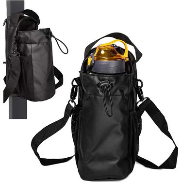2024 men's convenient water bottle bag, waterproof gym magnetic suction bag, water bottle crossbody bag_voghion.com
