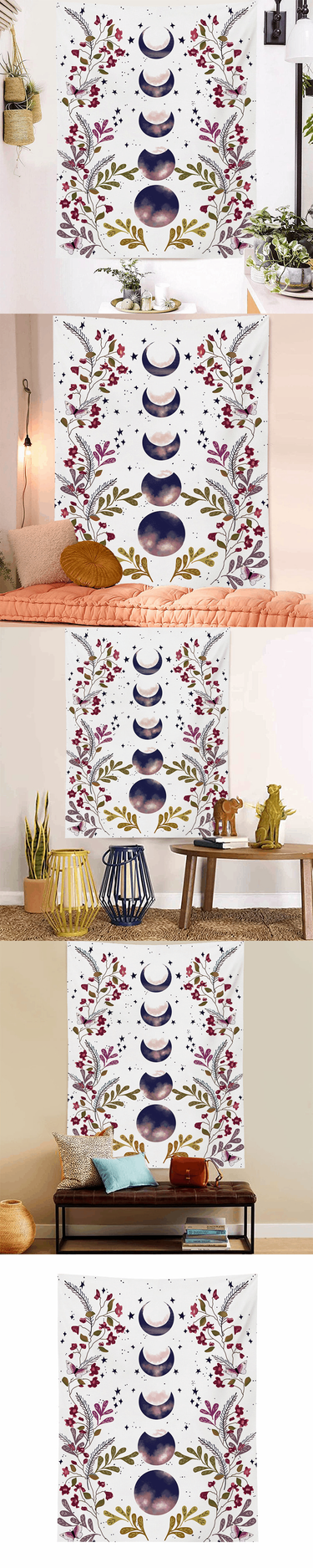 Moon Goddess tapestry decoration painting wall cloth hanging cloth background cloth bedroom Nordic bedroom hanging cloth_voghion.com