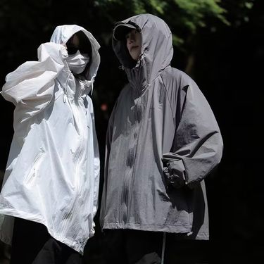 Mountain Outdoor Ice Silk Clothing For Men In Summer, Thin American Style Functional Assault Jacket, Loose Hooded Sun_voghion.com