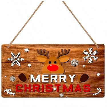 Merry Christmas Sign-Holiday Wall Decor For Home & Outdoor Use,Suitable For Bedroom & Farmhouse Christmas Decoration Home Decor Christmas Decorations_voghion.com