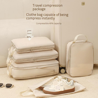 Travel Storage Bag Packing Bag Multifunctional Clothes Suitcase Storage Bag Seven Piece Set Compressible Storage Bag_voghion.com