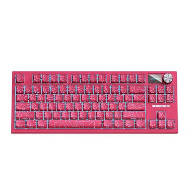 Contour Hot-Swap Customizable Mechanical Keyboard For Gaming And Office Use, Side-Printed Wired Keyboard_voghion.com