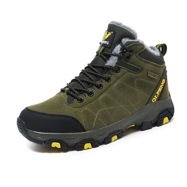 High top cotton shoes single shoes couple outdoor hiking shoes with velvet_voghion.com