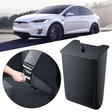 Suitable For The Updated Tesla Model Y/3 Rear Storage Box, Car Trash Can Accessories_voghion.com