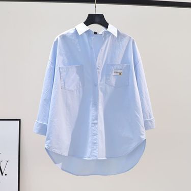 Women's Clothing Spring And Autumn Thin Casual Cardigan Simple Loose Fashion Sunscreen Thin Jacket For Women_voghion.com