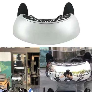 Motorcycle Off-road Vehicle Modification Accessories: 180 ° Wide-angle Rearview Mirror, Full Angle, No Blind Spots, Large Angle Re_voghion.com