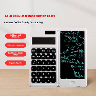 Student Solar Calculator Handwriting Tablet Study Office Portable Scientific Function Calculator Computer Wholesale_voghion.com
