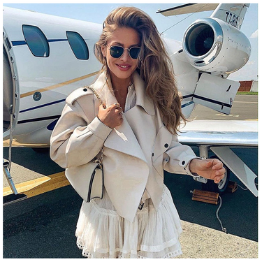 Women's Fashion Street Hipster Korean Version Of Long-sleeved Lapel Loose Leather Jacket_voghion.com