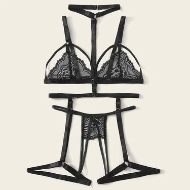 New In Plus Size Women's Underwear Sexy Gerie Lace Ger_voghion.com